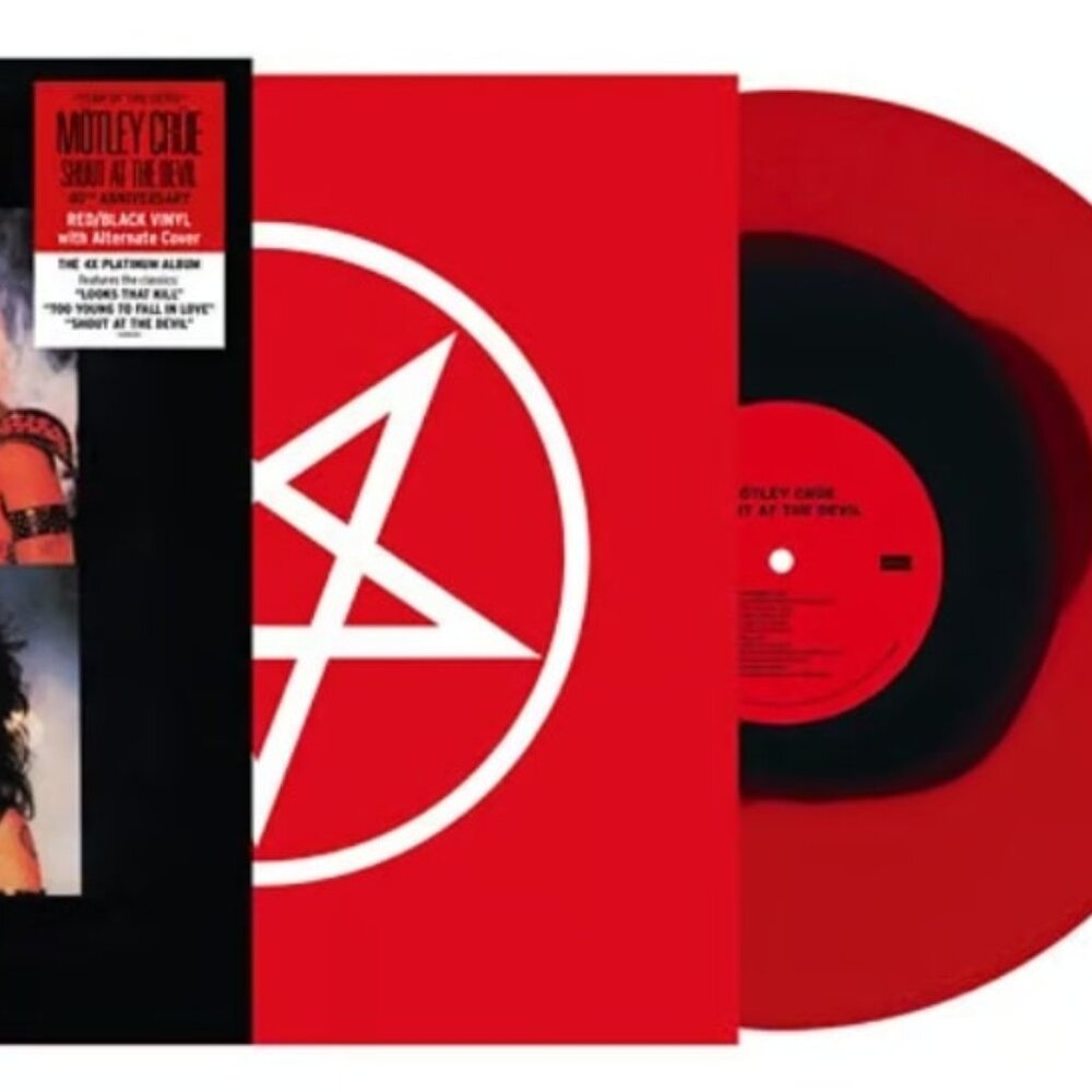 Motley Crue Shout At The Devil LP ~ Exclusive Colored Vinyl & Cover ~New/Sealed!